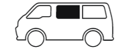 Okno przesuwne Carbest do Ford Transit V363 od 2014 – lewe lewe