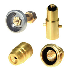 Set of nozzles for refuelling throughout Europe - DIN with non-return valve (for SINGLE bottles)