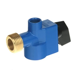 Adapter for forklift gas bottles 22 mm Click-On to G.5 90deg.