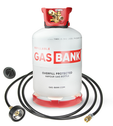 GasBank LS 11 kg - Light steel LPG Refillable Gas Cylinder