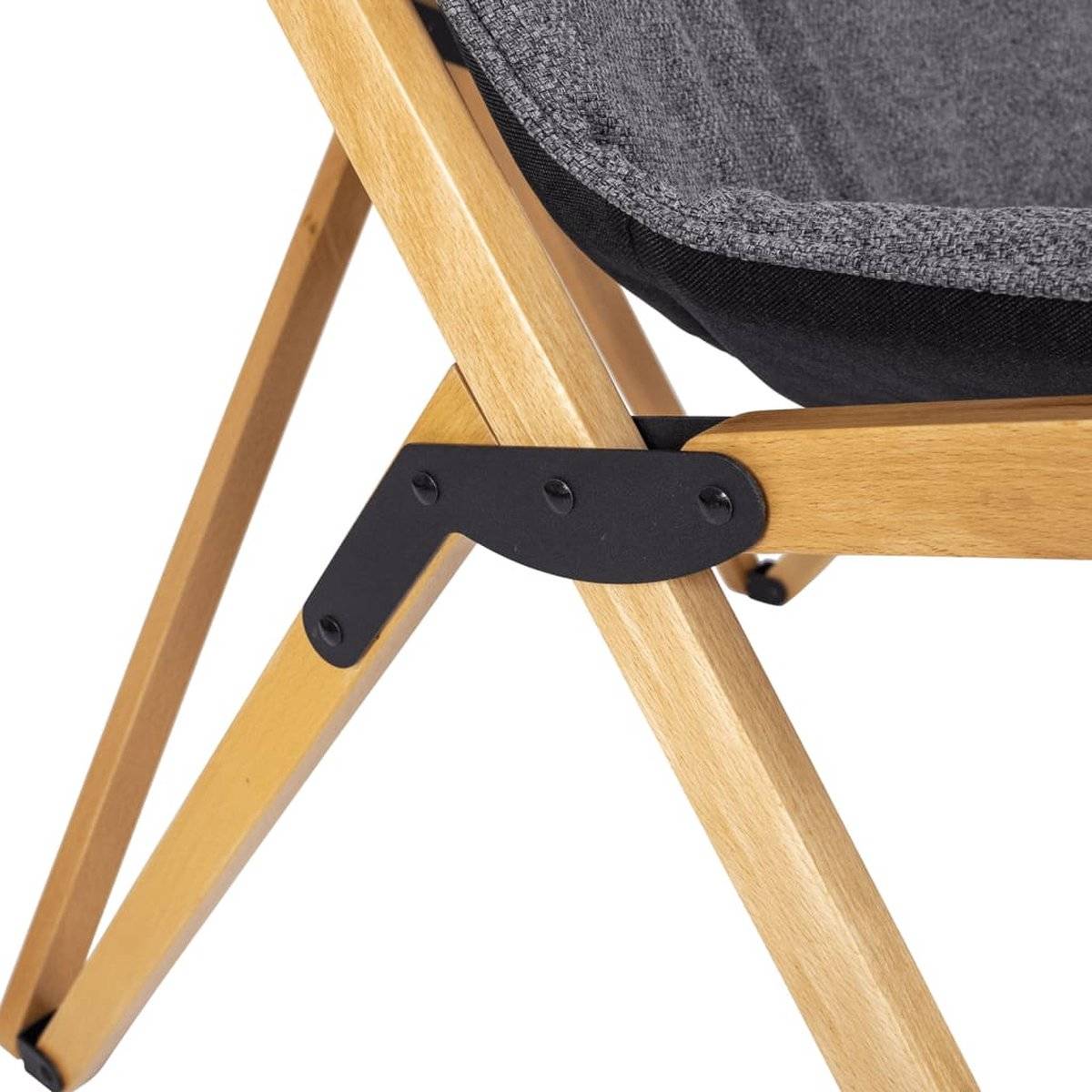 Bo-Camp folding camping chair L Grey Urban Outdoor - Wembley
