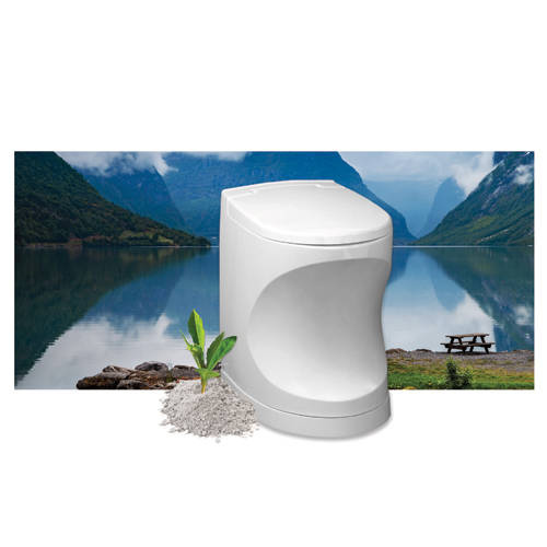 Cinderella Motion (refurbished) incineration toilet for caravans and