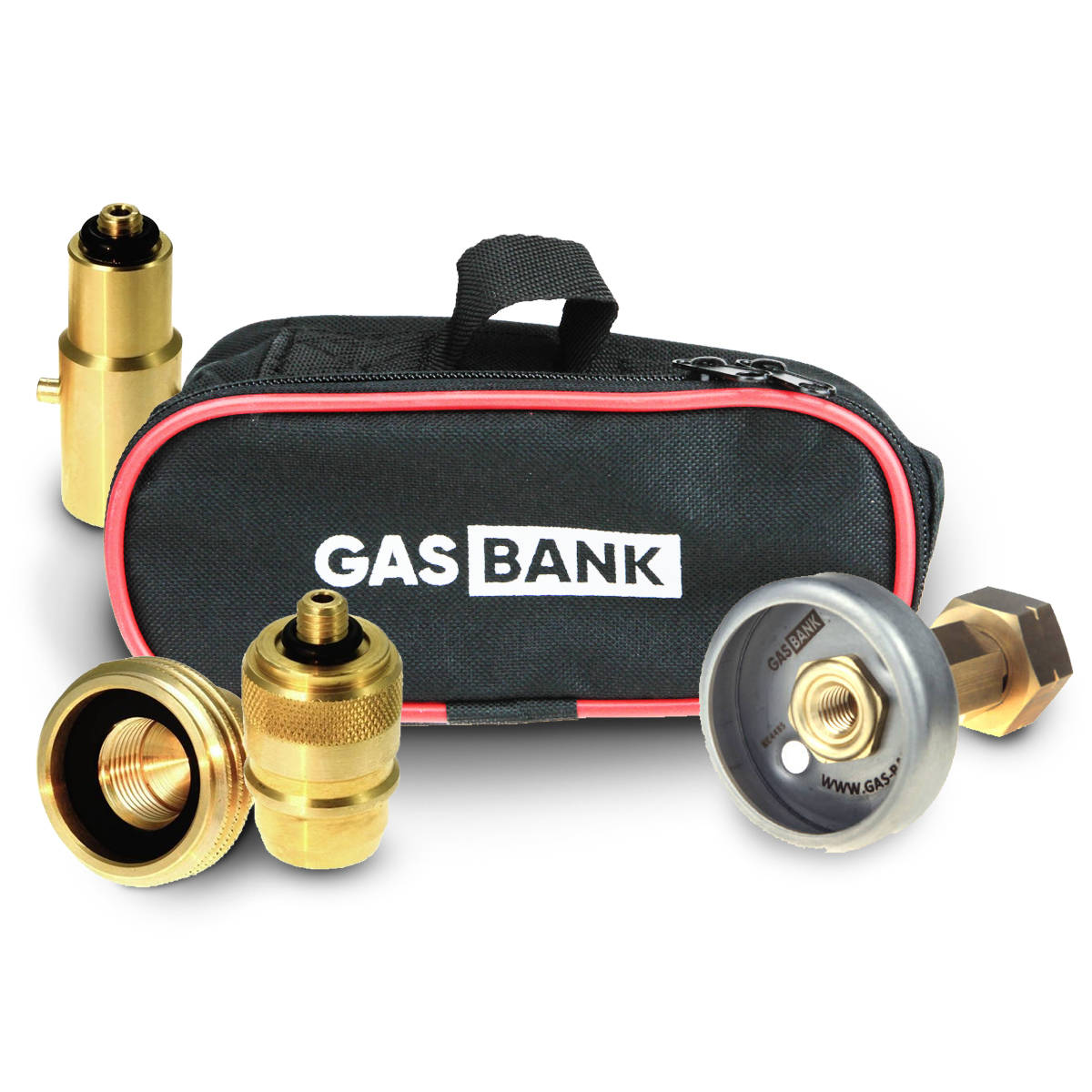 Set of nozzles for refuelling throughout Europe - DIN with non-return valve  in a special case