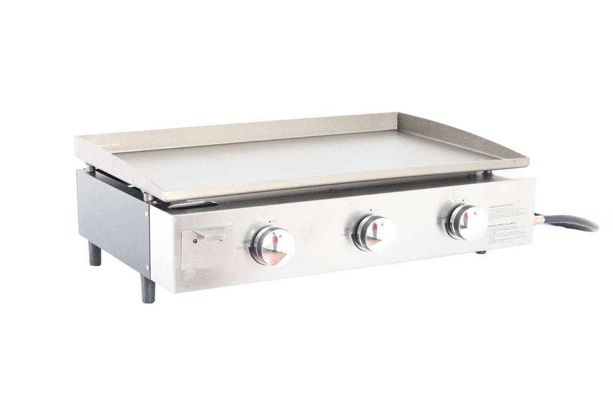 Table Top Gas Grill 3 Burners 30000 BTU Carbon Garden \ Barbecues