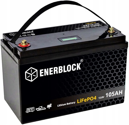 105AH LITHIUM LiFePO4 ENERBLOCK battery 12.8V