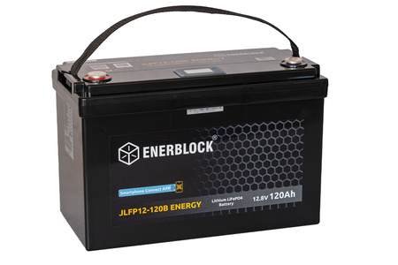 120AH Battery LITHIUM ENERGY LiFePO4 ENERBLOCK 12.8V