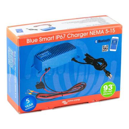 Blue Smart IP67 Charger 12/13 (1) BS 1363 plug (UK) w. Bluetooth