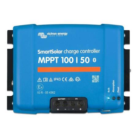 Solar charge controller SmartSolar MPPT 100/50 w. Bluetooth