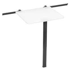 Zestaw szyn przesuwnych Fawo do stołu ściennego - czarny