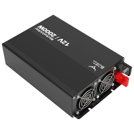 Inverter with Double Socket and Display, 2000 W
