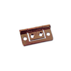 Zawias płaski 51 x 23 mm w kolorze brązu - zawias nakładany do szafek w kamperze i przyczepie, 1 szt.