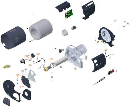 Cover + seals for Combi D E