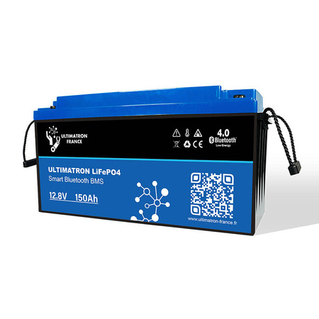 150 Ah akumulator ULTIMATRON LiFePO4 Smart BMS 12.8V