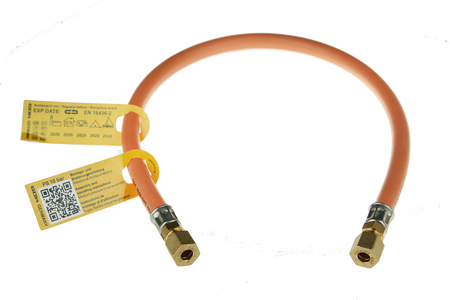 GOK medium pressure gas hose RVS 8 x RVS 8 x 800 mm