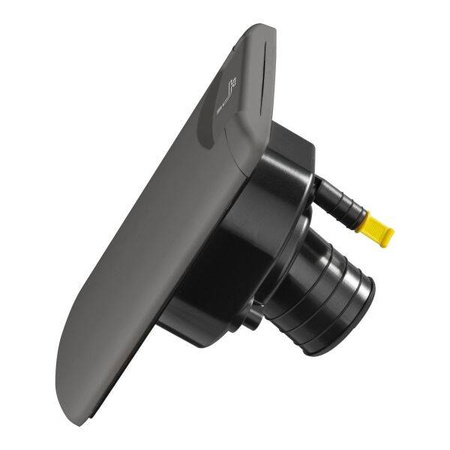 FAWO Gniazdo wlewu wody na ścianę boczną antracyt z klapką magnetyczną, wąż ø 40 mm - kamper