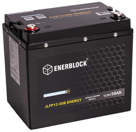 Akumulatory Enerblock LiFePO4 LITHIUM ENERGY Seria JLFP 12,8V, 50AH