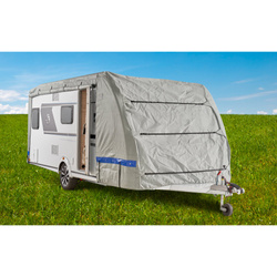 Wintertime protective cover for caravans