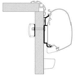 Adapter For Knaus Built Since 2017 For TO Series 5 And 8