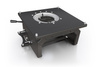 Aguti swivel seat base for VW T5, passenger side, 250 mm high, with space for a battery
