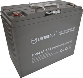 Akumulator kwasowo-ołowiowy ENERBLOCK AGM E-Vehicle 12V, 145AH Seria EVM