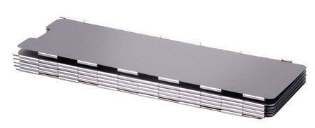 Osłona przeciwwiatrowa składana do kuchenki - aluminiowa - wys. 30 cm