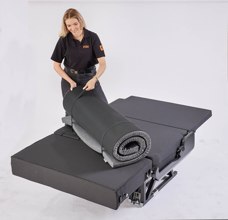 Comfort topper for VW Grand California 600, size 192x155x4,5 cm