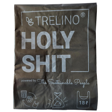 Trelino Recycling Bags for Solid Waste 18 l, 10 pcs, Anthracite - Separating Toilet