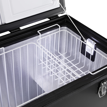 Indel B STEEL 97L travel fridge/freezer - 12V/24V
