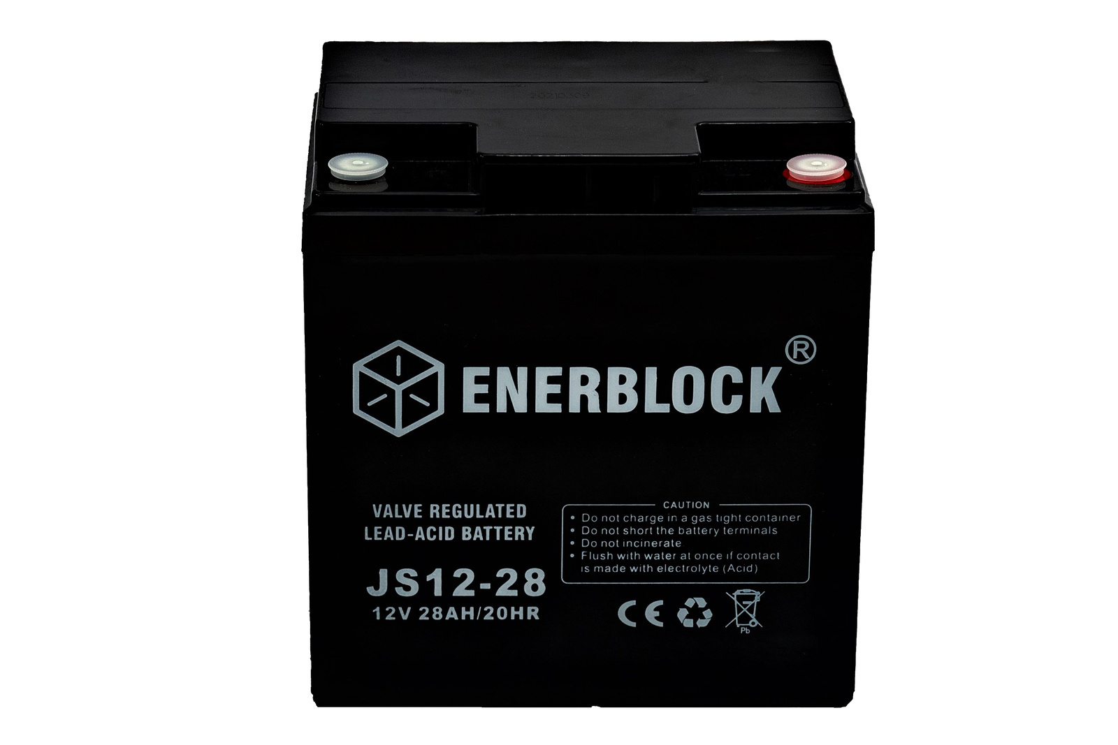Akumulator kwasowo-ołowiowy ENERBLOCK AGM 12V, 28AH Seria JS