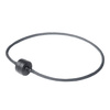 Magnetic Cord reflective L, 45 cm black