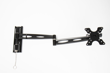 Carbest Simon Luxus XL 493984 TV bracket - double arm 650 mm, glossy black, VESA 50/75/100, 13-30 inch screens, up to 10 kg