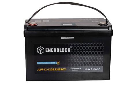 Akumulatory Enerblock LiFePO4 LITHIUM ENERGY Seria JLFP 12,8V, 120AH