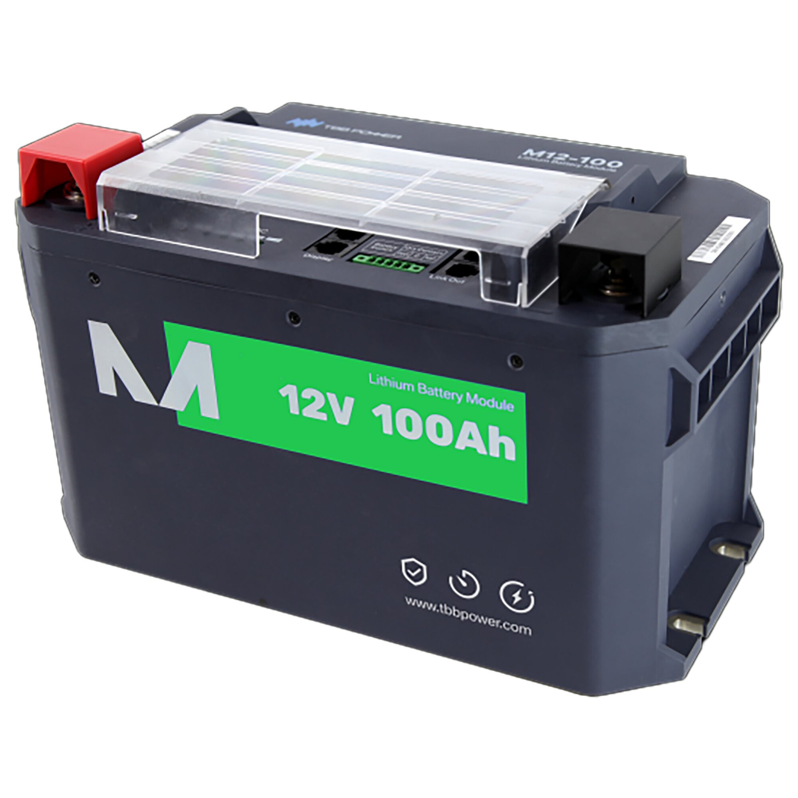 Akumulator litowy M12-100/P z grzaniem LiFePO4