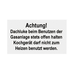 Gas Warning Sign