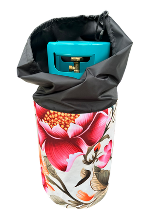 Cover for a 11kg gas cylinder FLORA 2 GalloNero