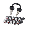 Kit 10 cylinders 2 keys Zadi