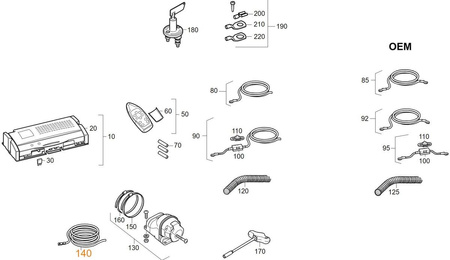 Socket cable for Mover SE/H SE/TE/H TE/SE R/H SE R/TE R/H TE R/TE R4