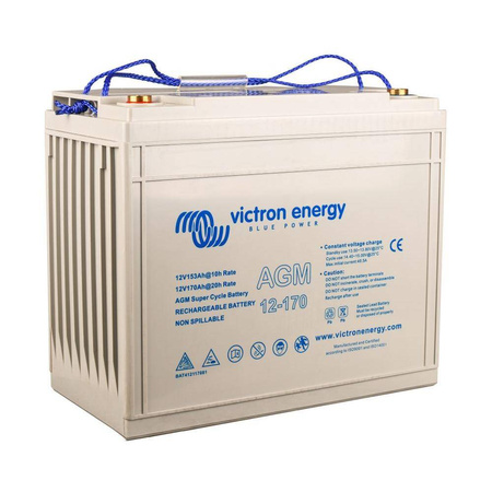 Victron AGM Super Cycle 12 V 170 Ah (M8) akumulator AGM odporny na 100% rozładowania, VRLA