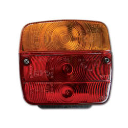 Left-right universal light with number plate