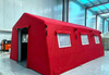 Inflatable emergency tent 600 x 400 x 280 cm, red