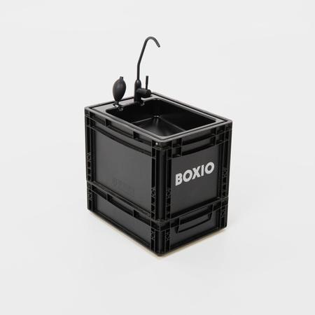 BOXIO WASH MAX+ - mobile sink with water filter, shower and SOLO UP Eurobox