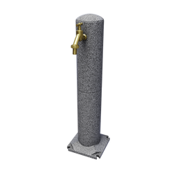 Kolumna wodna ogrodowa z kranikiem UHPLAST marmurowy