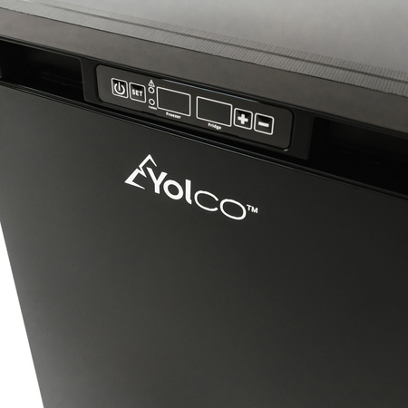 Yolco lodówka kompresorowa do zabudowy RL50M 42,6 l, dwustrefowa, czarna
