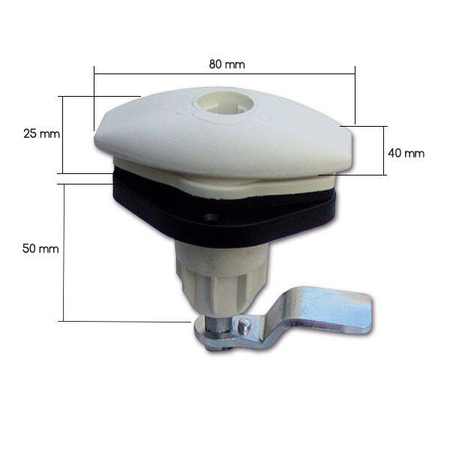 Lock 1204 white