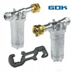 GOK Caramatic ConnectClean 2.0 FA 99 gas filter M20 x 1.5 - twin pack 2 pcs, for GOK and Truma wall-mounted regulators and changeover valves, 25 bar