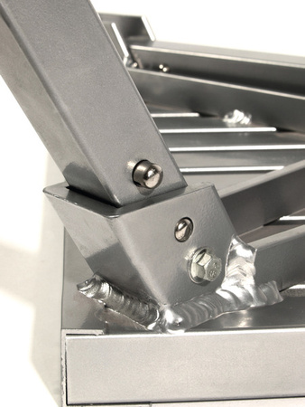 Stopień stalowy Carbest, składany