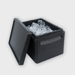 BOXIO COOL - pasywna lodówka turystyczna z EPP w formacie Eurobox 40 x 30 x 28 cm