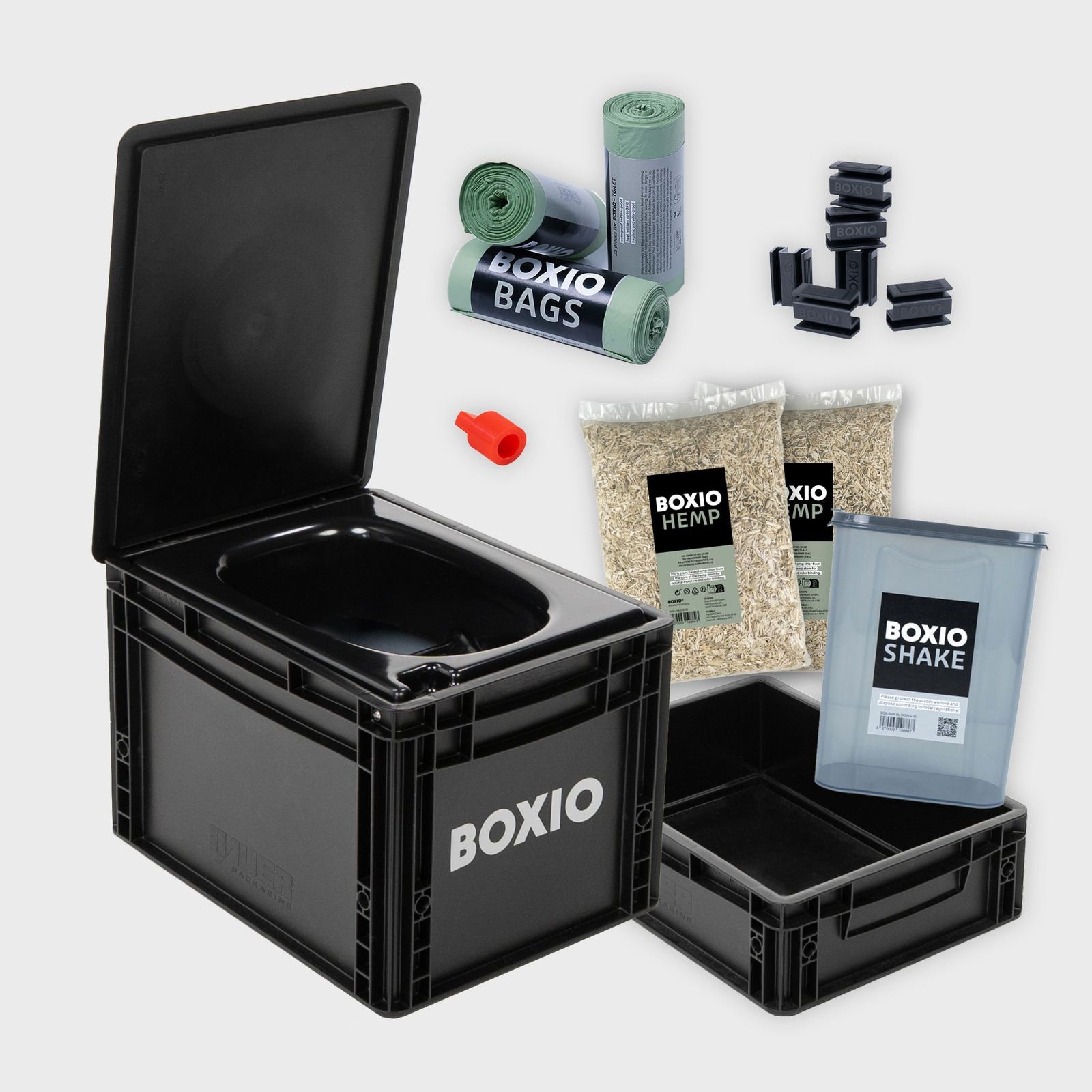 BOXIO TOILET MAX+ – toaleta separacyjna z zestawem dodatków