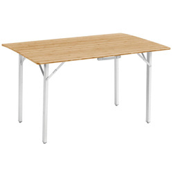 Stół kempingowy Kamloops marki Outwell z bambusowym blatem, rozmiar L, 120 cm