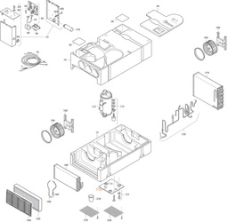 Płyta nośna sprężarki odpowiednia do systemów klimatyzacji Saphir